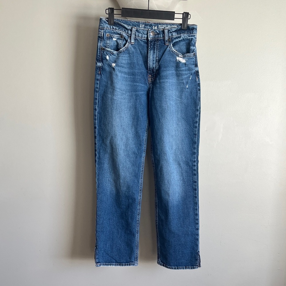 GAP TEEN Sky High 90’s Loose Jeans size 14